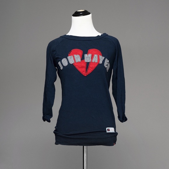 Tops - John Meyer | broken heart concert baseball tee